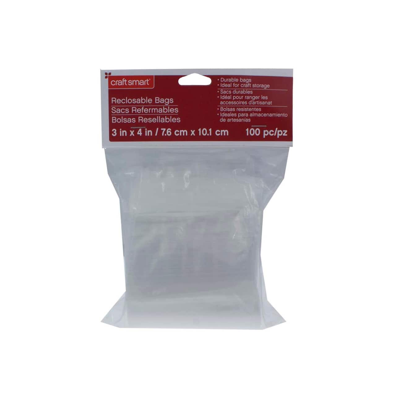 12 Packs: 100 ct. (1200 total) Recloseable Bags by Craft Smart®